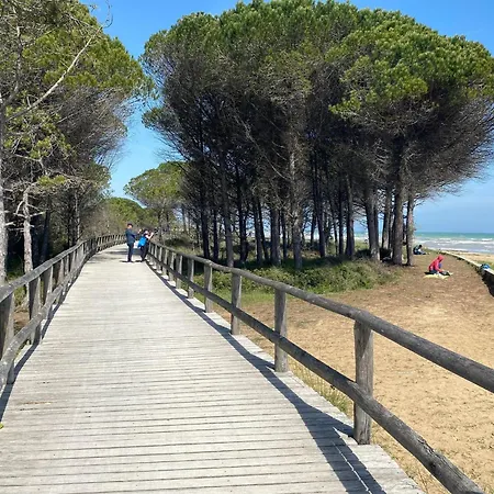 Lovely With Fenced Garden And Pool Bibione